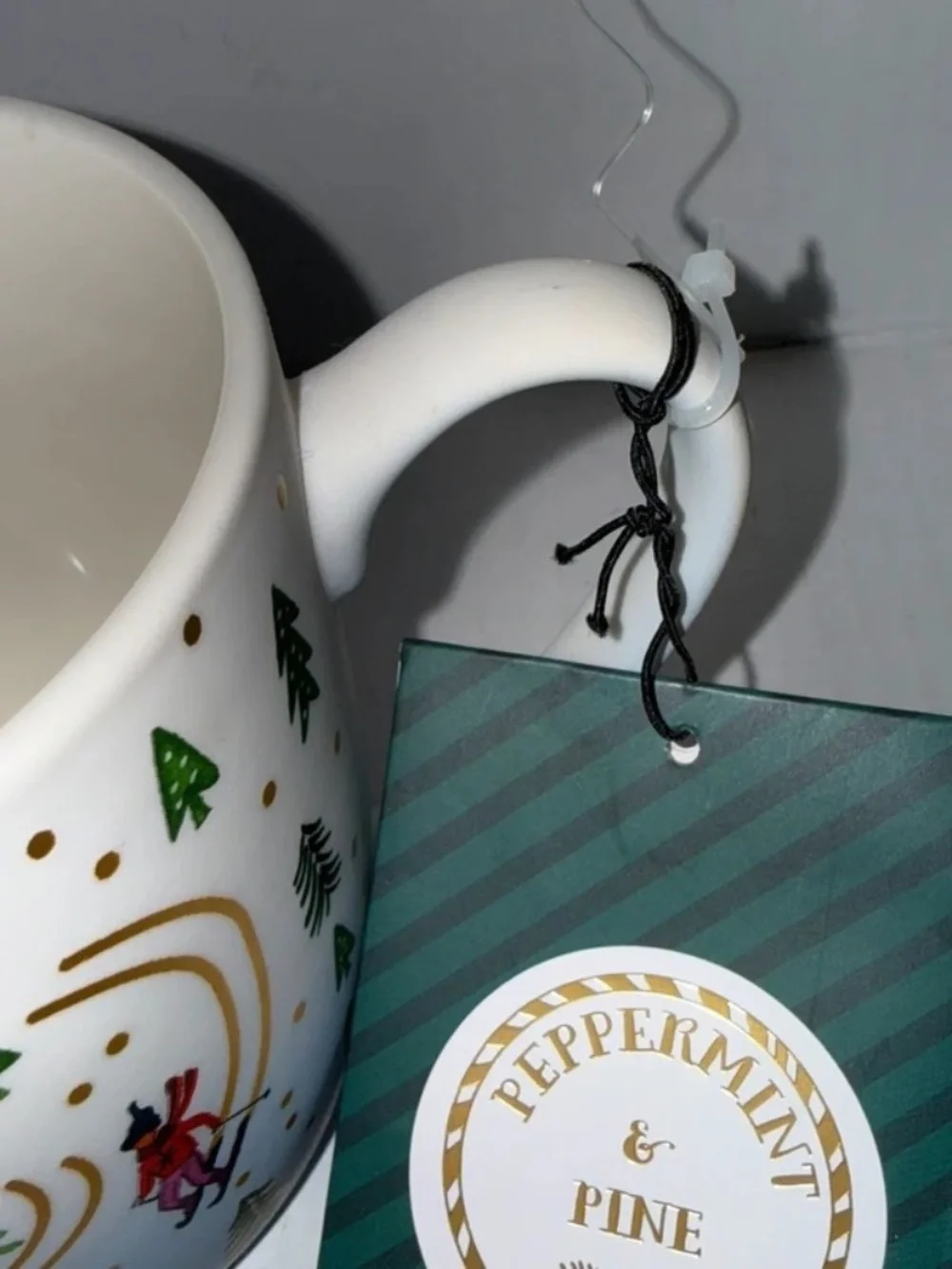 Peppermint and Pine Down the Slope Coffee Mug. New with tags